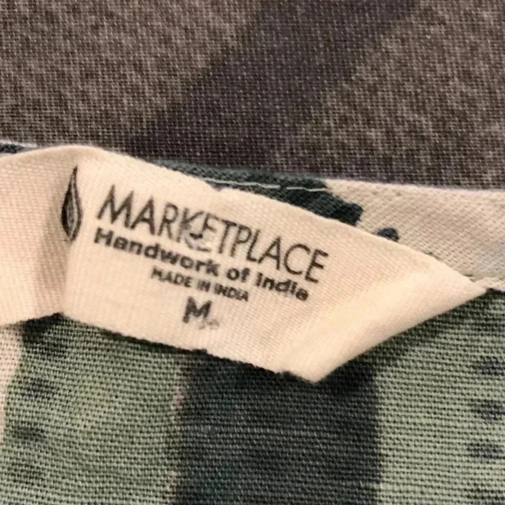 Marketplace cotton/linen top. - Picture 6 of 7